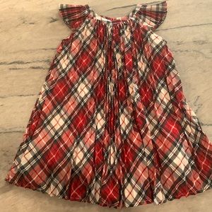 Gap flutter sleeve, pleated dress. Great for the holidays.